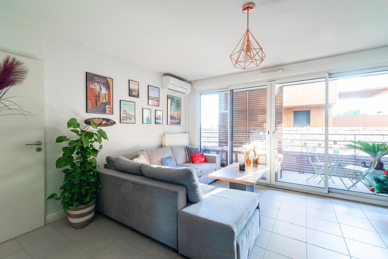 Appartement Charmant Au Porte De Montpellier Saint-Jean-de-Védas Dış mekan fotoğraf